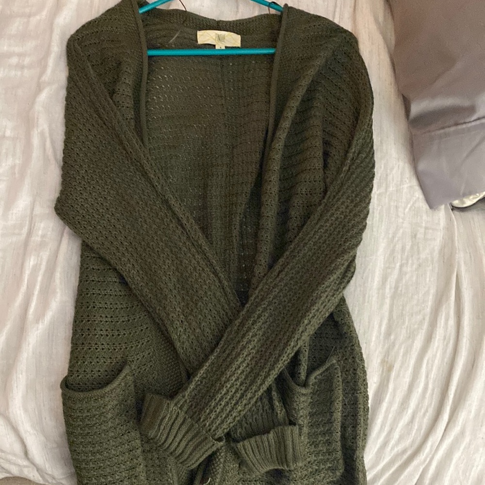 Stitch Fix olive green cardigan
